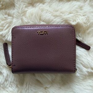 TUMI Women's Plum Leather Wallet